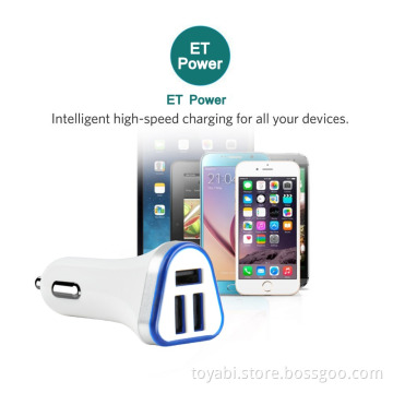 Universal QC 2.0 Dual USB Car Charger DC 12V-24V 2 Port USB Power Adapter For Cellphone tablet PC Hgih Quanlity